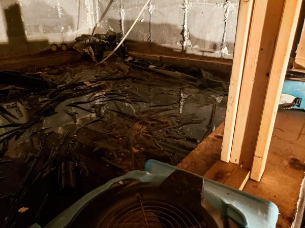 Crawlspace Water Cleanup in Wesley Chapel